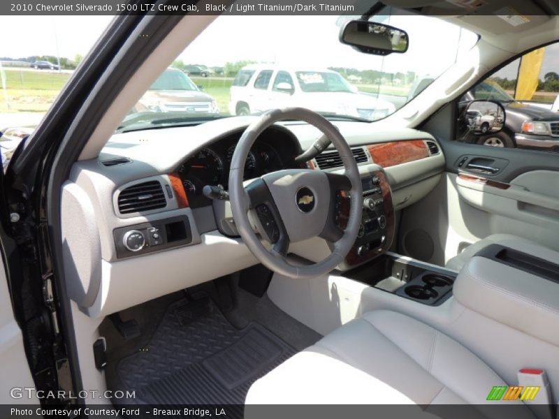 Black / Light Titanium/Dark Titanium 2010 Chevrolet Silverado 1500 LTZ Crew Cab