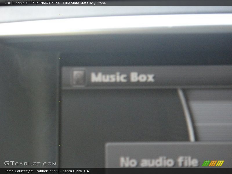 Blue Slate Metallic / Stone 2008 Infiniti G 37 Journey Coupe