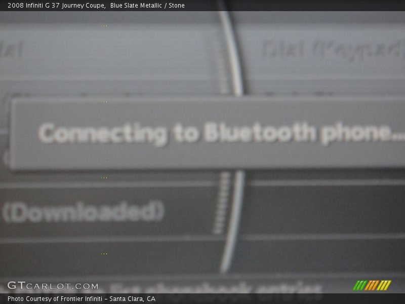 Blue Slate Metallic / Stone 2008 Infiniti G 37 Journey Coupe