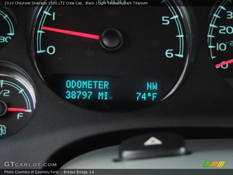 Black / Light Titanium/Dark Titanium 2010 Chevrolet Silverado 1500 LTZ Crew Cab