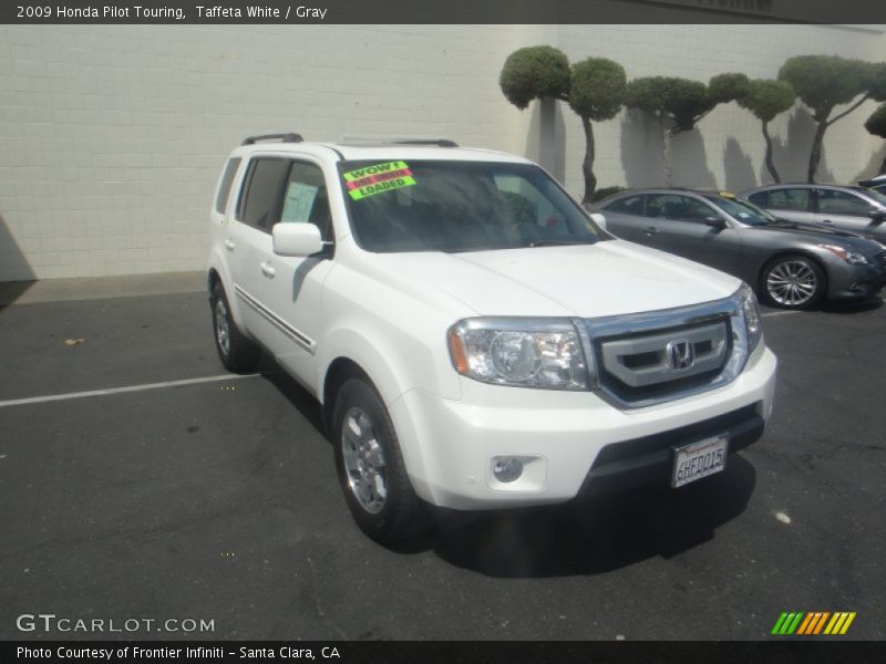 Taffeta White / Gray 2009 Honda Pilot Touring