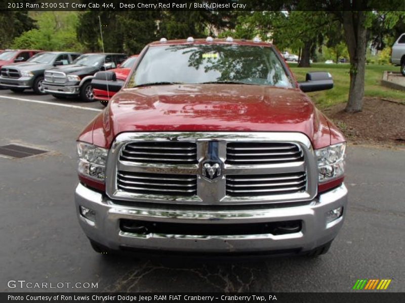 Deep Cherry Red Pearl / Black/Diesel Gray 2013 Ram 2500 SLT Crew Cab 4x4