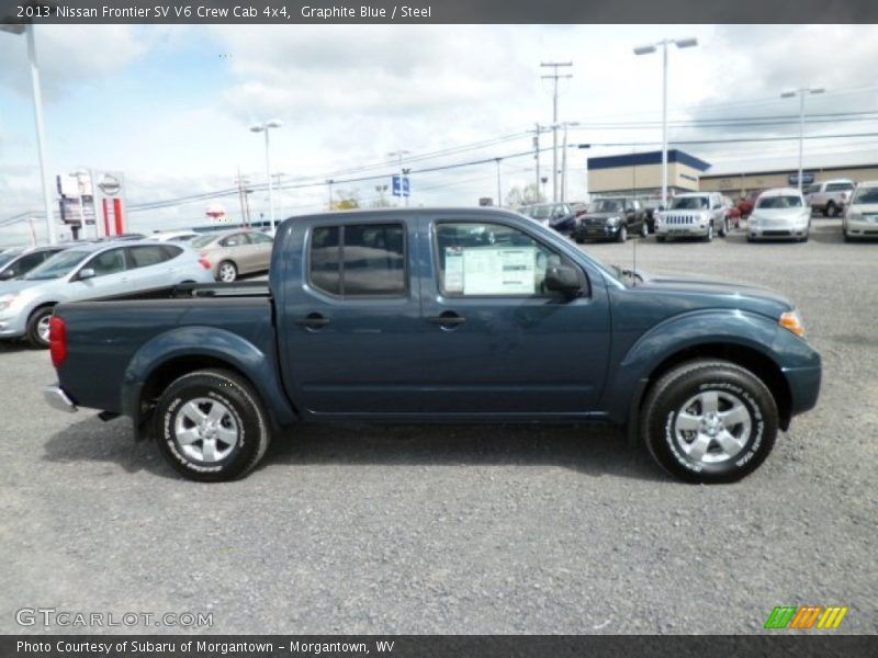 Graphite Blue / Steel 2013 Nissan Frontier SV V6 Crew Cab 4x4