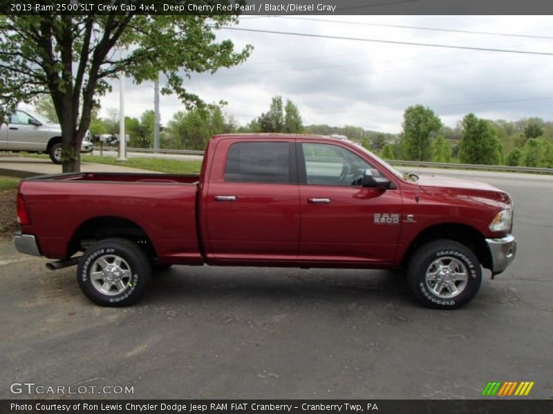 Deep Cherry Red Pearl / Black/Diesel Gray 2013 Ram 2500 SLT Crew Cab 4x4