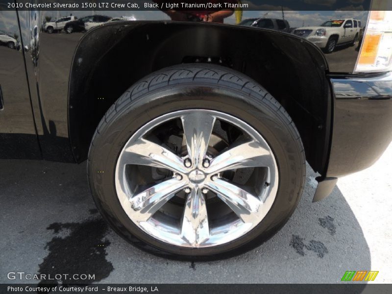 Black / Light Titanium/Dark Titanium 2010 Chevrolet Silverado 1500 LTZ Crew Cab