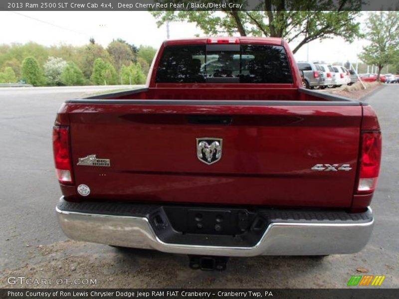Deep Cherry Red Pearl / Black/Diesel Gray 2013 Ram 2500 SLT Crew Cab 4x4