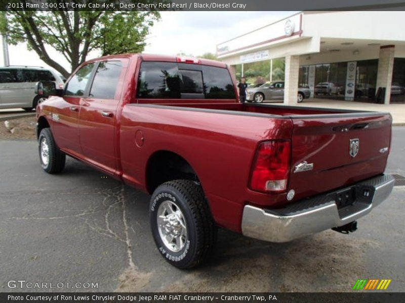 Deep Cherry Red Pearl / Black/Diesel Gray 2013 Ram 2500 SLT Crew Cab 4x4