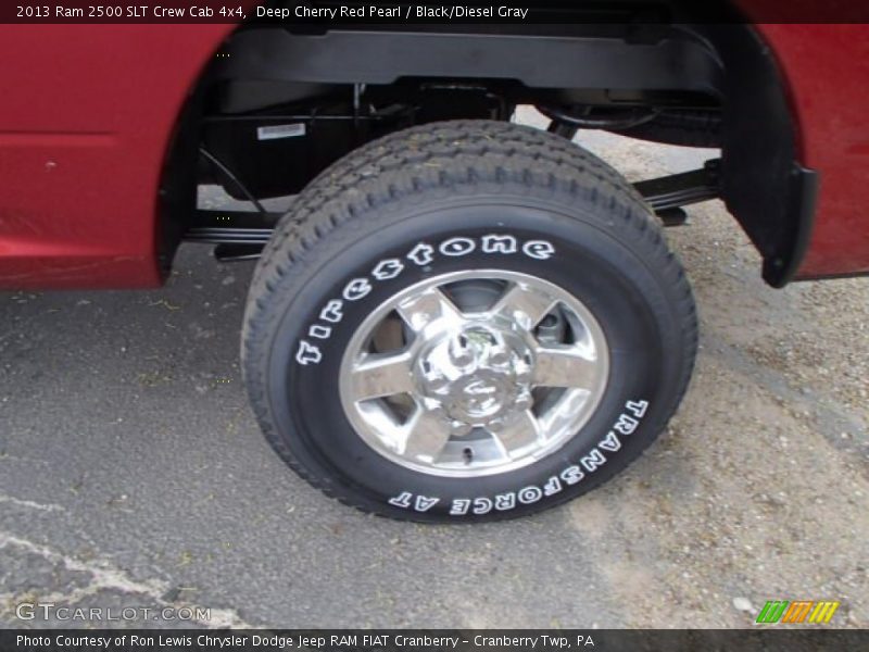 Deep Cherry Red Pearl / Black/Diesel Gray 2013 Ram 2500 SLT Crew Cab 4x4
