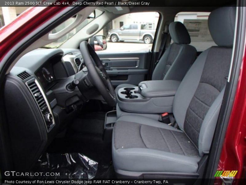 Deep Cherry Red Pearl / Black/Diesel Gray 2013 Ram 2500 SLT Crew Cab 4x4