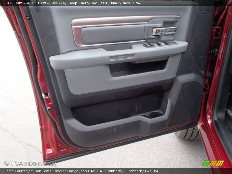 Deep Cherry Red Pearl / Black/Diesel Gray 2013 Ram 2500 SLT Crew Cab 4x4