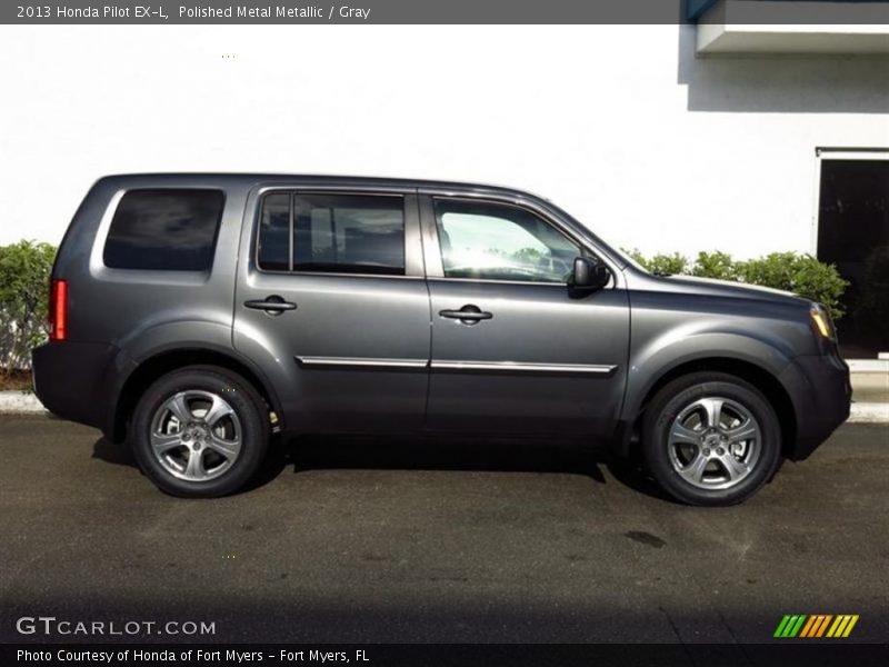 Polished Metal Metallic / Gray 2013 Honda Pilot EX-L