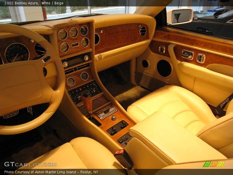 White / Beige 2002 Bentley Azure