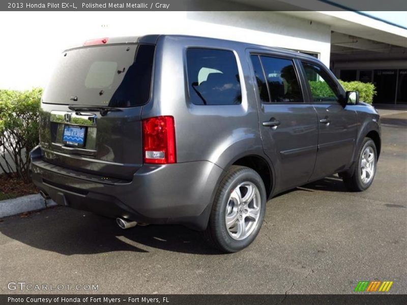 Polished Metal Metallic / Gray 2013 Honda Pilot EX-L