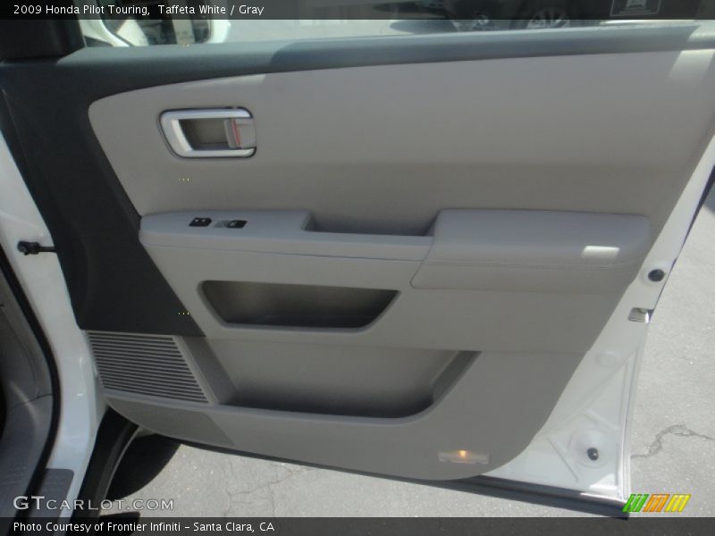 Taffeta White / Gray 2009 Honda Pilot Touring