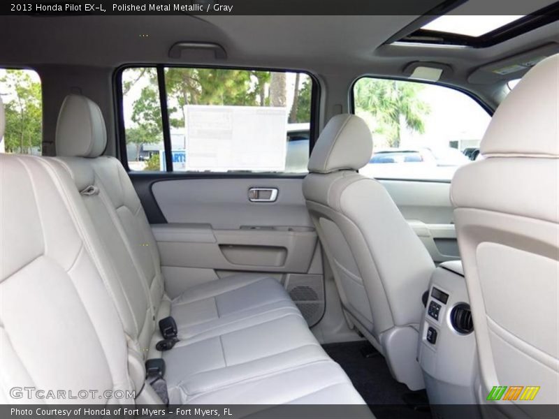 Polished Metal Metallic / Gray 2013 Honda Pilot EX-L