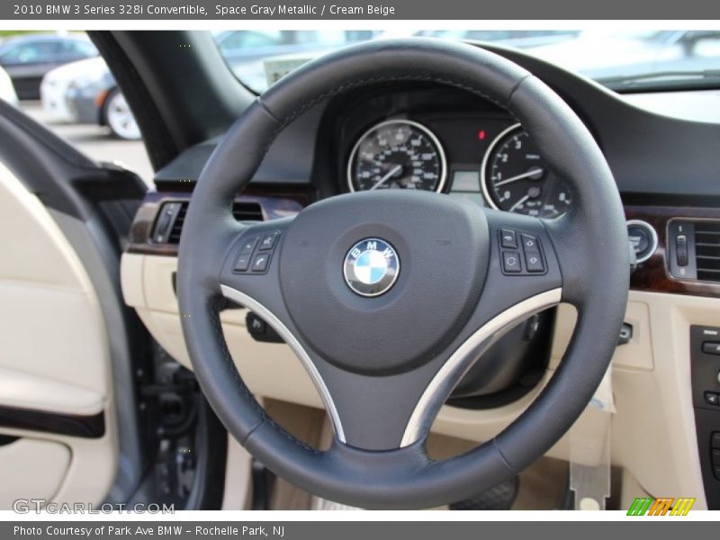 Space Gray Metallic / Cream Beige 2010 BMW 3 Series 328i Convertible