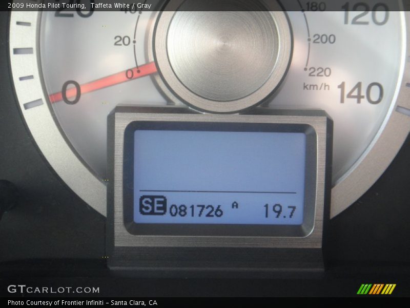 Taffeta White / Gray 2009 Honda Pilot Touring