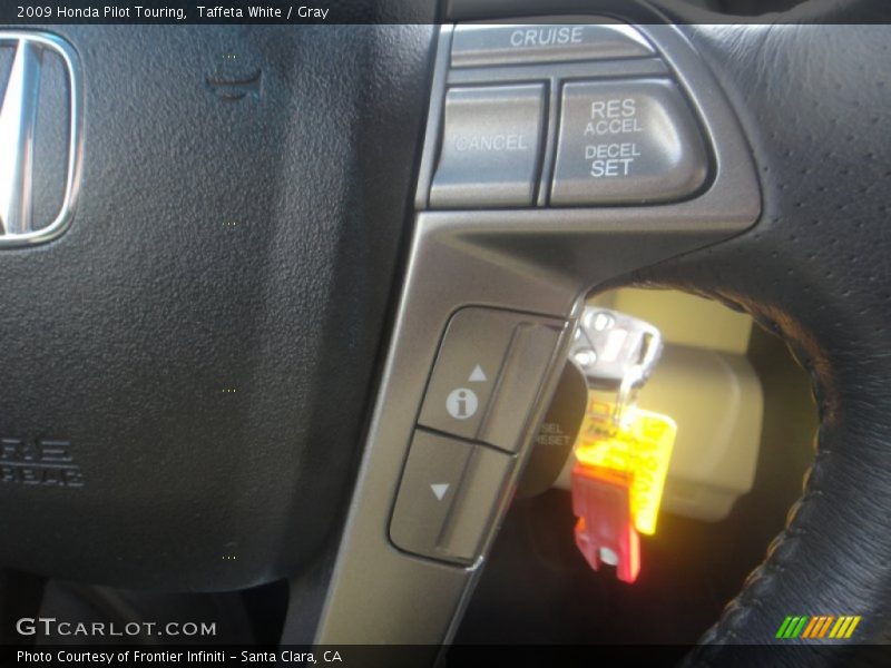 Taffeta White / Gray 2009 Honda Pilot Touring