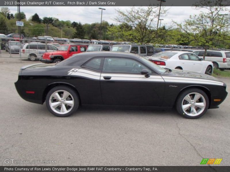 Pitch Black / Dark Slate Gray 2013 Dodge Challenger R/T Classic