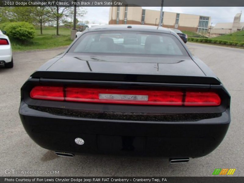 Pitch Black / Dark Slate Gray 2013 Dodge Challenger R/T Classic