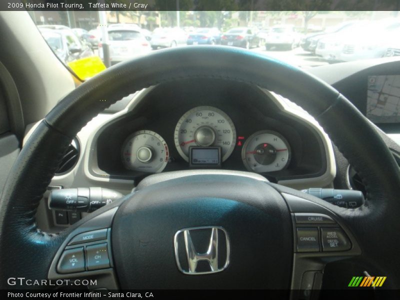 Taffeta White / Gray 2009 Honda Pilot Touring