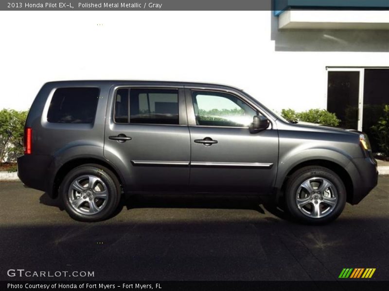 Polished Metal Metallic / Gray 2013 Honda Pilot EX-L