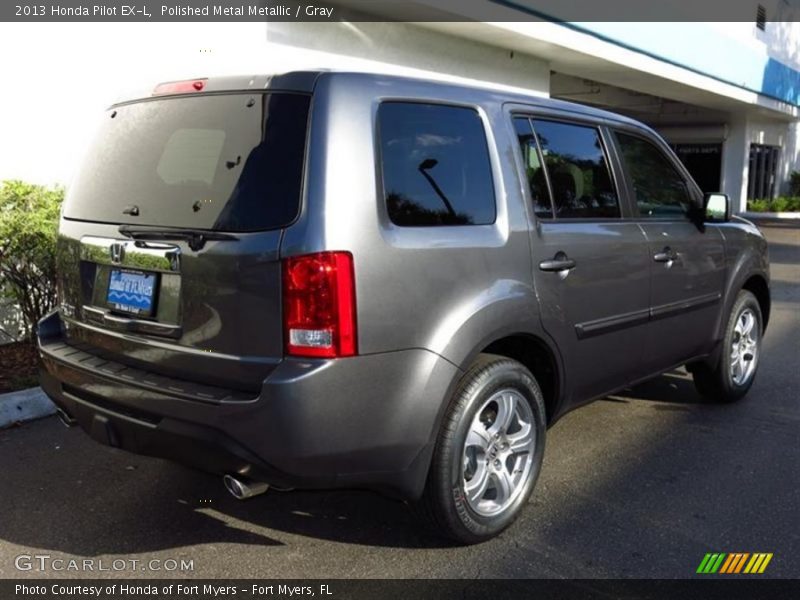 Polished Metal Metallic / Gray 2013 Honda Pilot EX-L