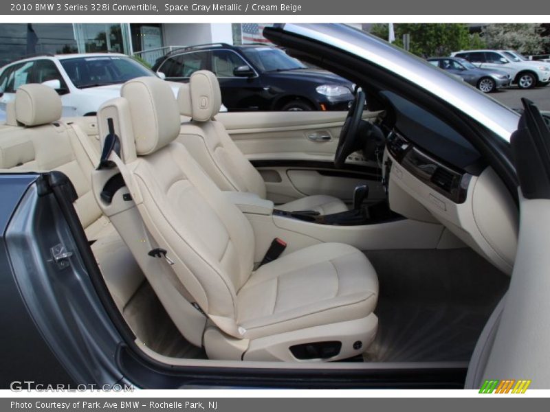 Space Gray Metallic / Cream Beige 2010 BMW 3 Series 328i Convertible