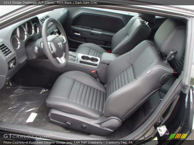 Pitch Black / Dark Slate Gray 2013 Dodge Challenger R/T Classic
