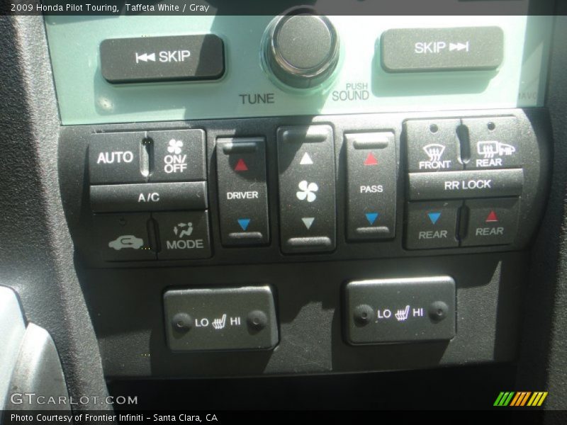 Taffeta White / Gray 2009 Honda Pilot Touring