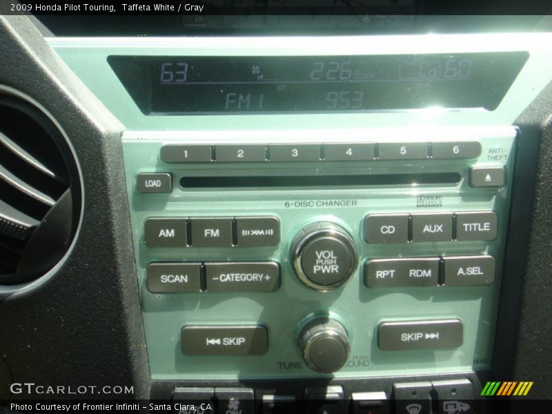 Taffeta White / Gray 2009 Honda Pilot Touring