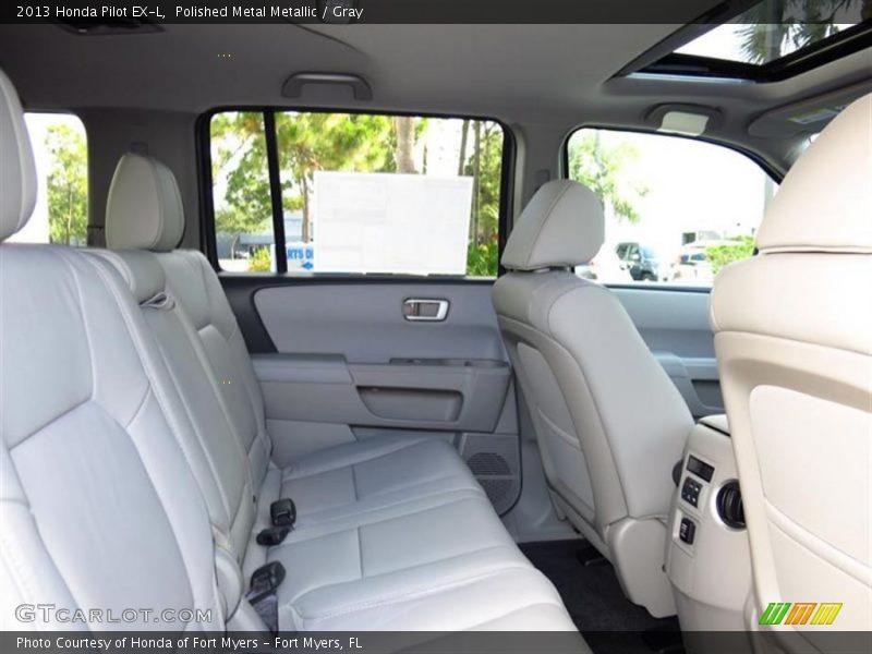 Polished Metal Metallic / Gray 2013 Honda Pilot EX-L