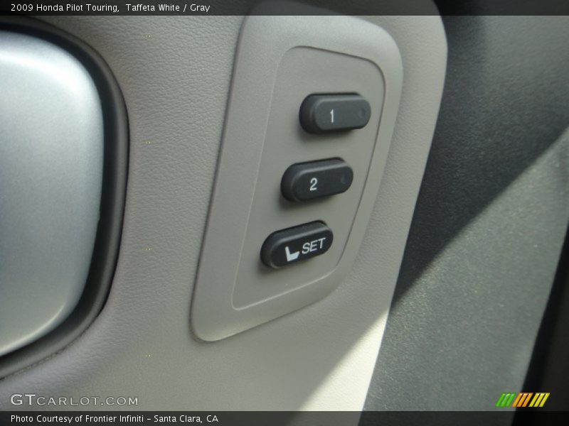 Taffeta White / Gray 2009 Honda Pilot Touring