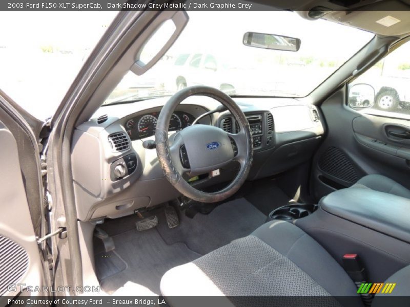Dark Graphite Grey Interior - 2003 F150 XLT SuperCab 