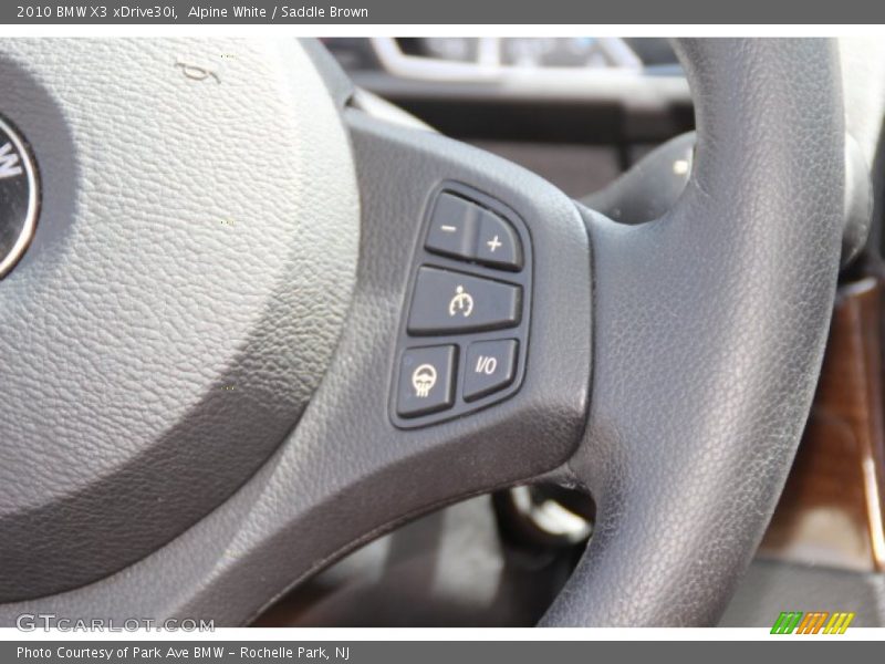 Alpine White / Saddle Brown 2010 BMW X3 xDrive30i