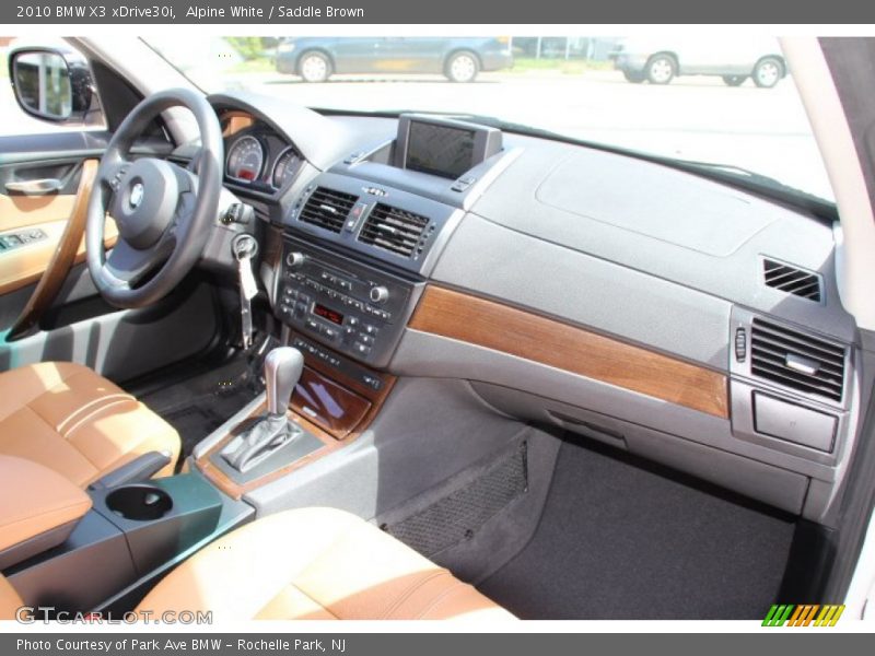 Alpine White / Saddle Brown 2010 BMW X3 xDrive30i