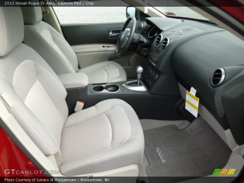 Cayenne Red / Gray 2013 Nissan Rogue SV AWD