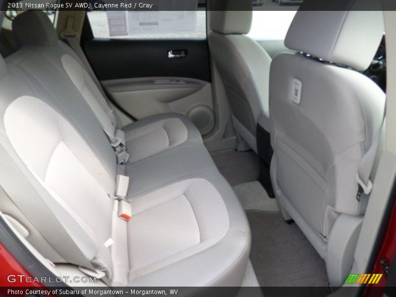 Cayenne Red / Gray 2013 Nissan Rogue SV AWD