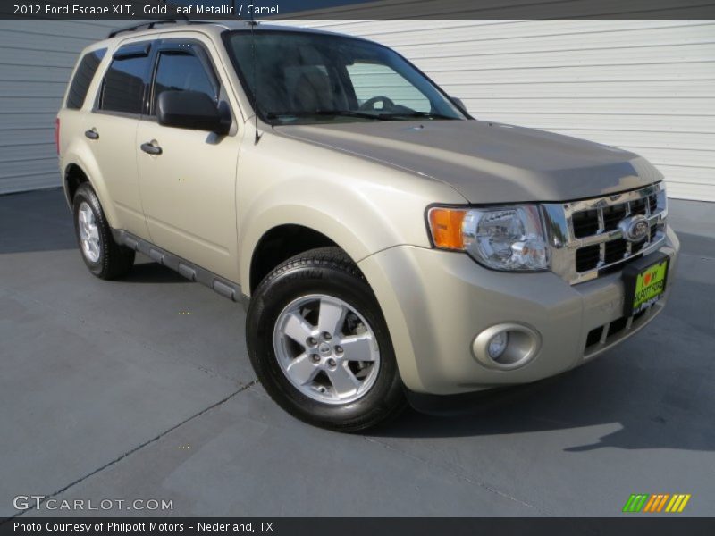 Gold Leaf Metallic / Camel 2012 Ford Escape XLT