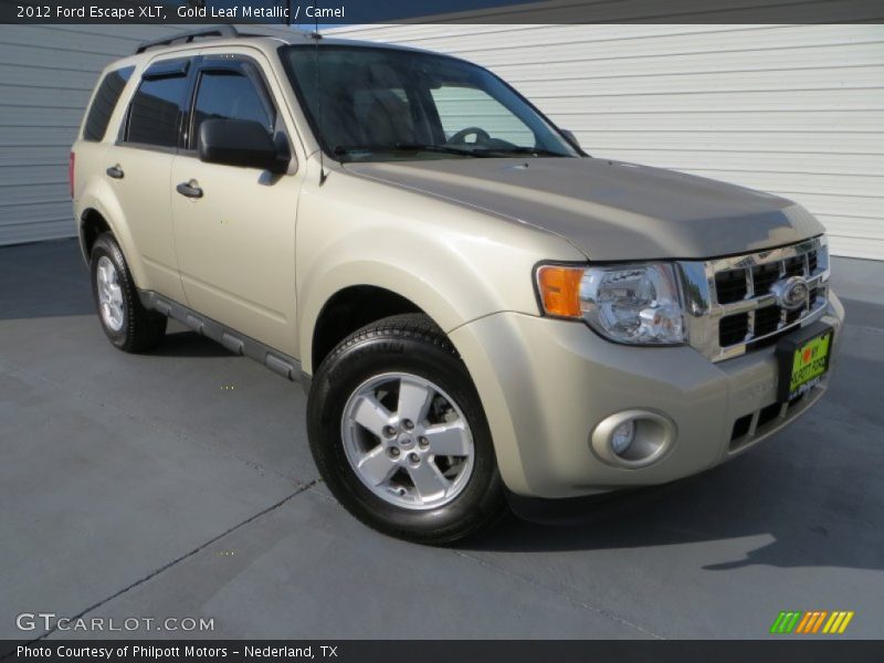 Gold Leaf Metallic / Camel 2012 Ford Escape XLT