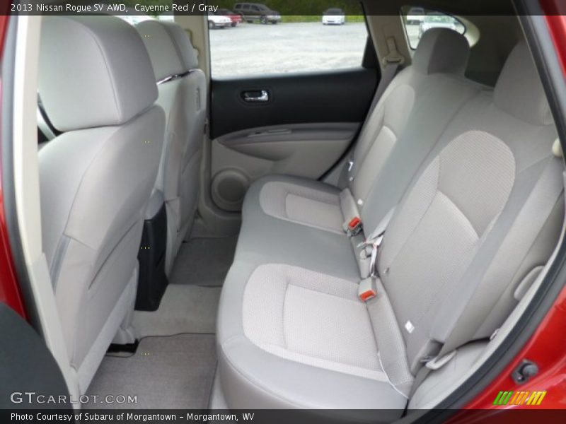 Cayenne Red / Gray 2013 Nissan Rogue SV AWD