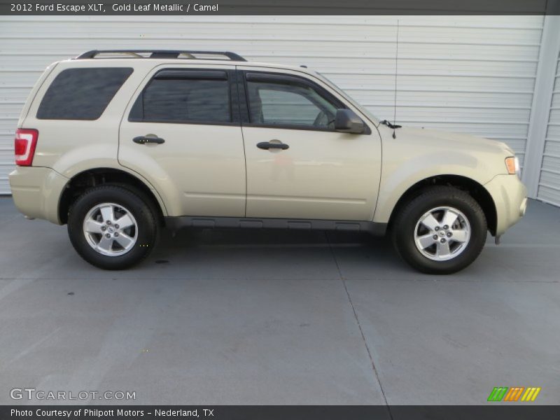 Gold Leaf Metallic / Camel 2012 Ford Escape XLT
