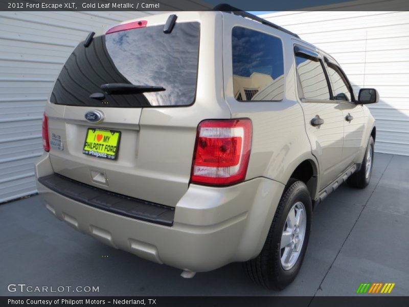 Gold Leaf Metallic / Camel 2012 Ford Escape XLT