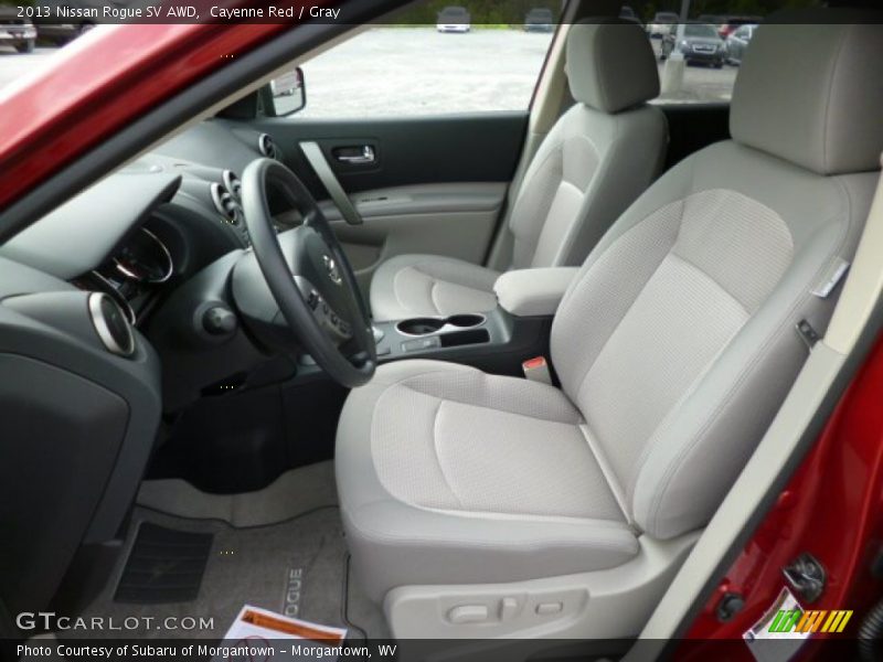 Cayenne Red / Gray 2013 Nissan Rogue SV AWD