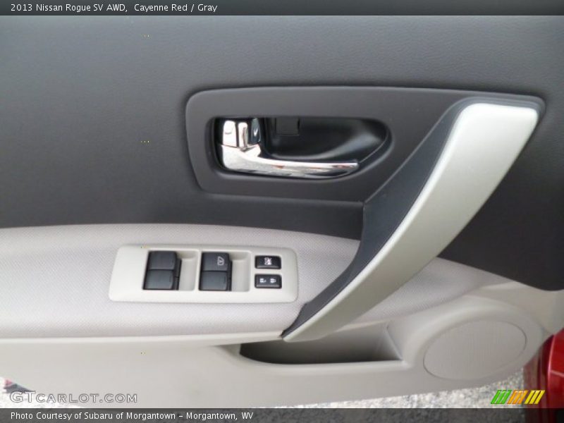 Cayenne Red / Gray 2013 Nissan Rogue SV AWD