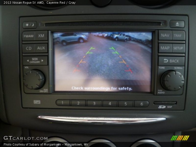 Cayenne Red / Gray 2013 Nissan Rogue SV AWD