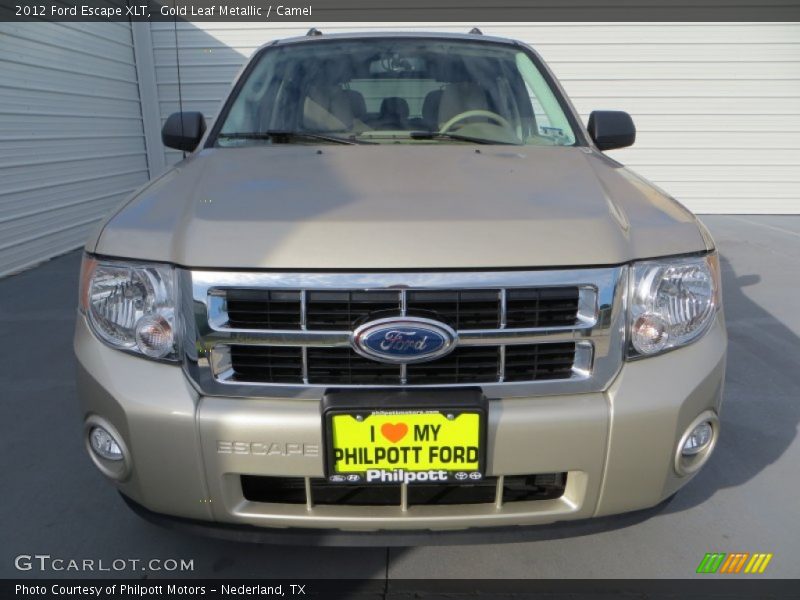 Gold Leaf Metallic / Camel 2012 Ford Escape XLT