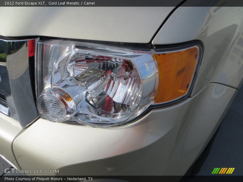 Gold Leaf Metallic / Camel 2012 Ford Escape XLT