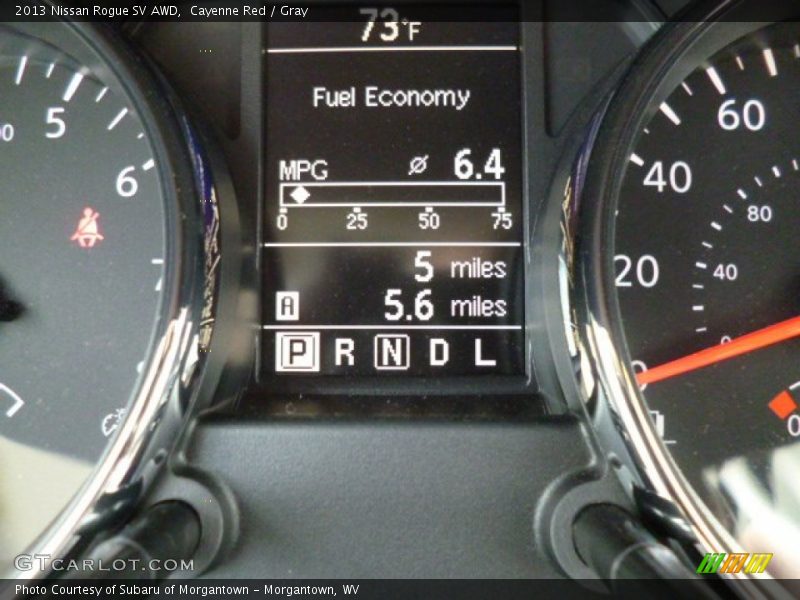 Cayenne Red / Gray 2013 Nissan Rogue SV AWD