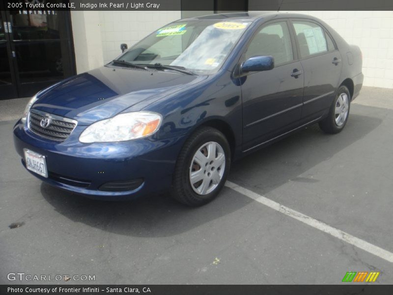 Indigo Ink Pearl / Light Gray 2005 Toyota Corolla LE